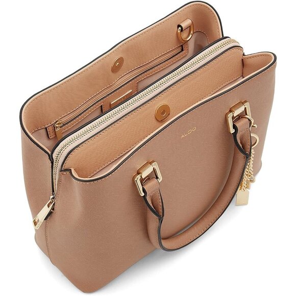 ALDO Women's Legoirii Tote Bag Zipper Faux Leather - Picture 3 of 4